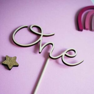 cake topper one